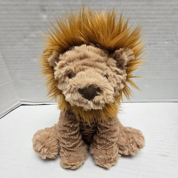 Jellycat Fuddlewuddle Lion Stuffed Animal, Medium 9 inches - Big Cat Plush Toy - Classic Children's Gift
